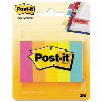 Post-it® Page Flag Markers, Assorted Brights, 100 Strips-pad, 5 Pads-pack freeshipping - TVN Wholesale